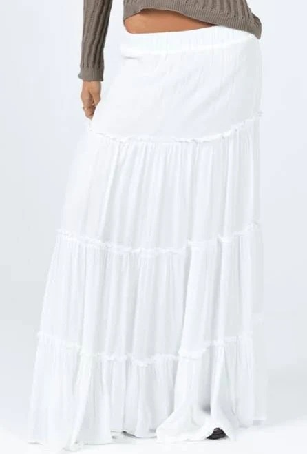 skirt Princess Polly Miriah Tiered Maxi Skirt Nordstrom $65