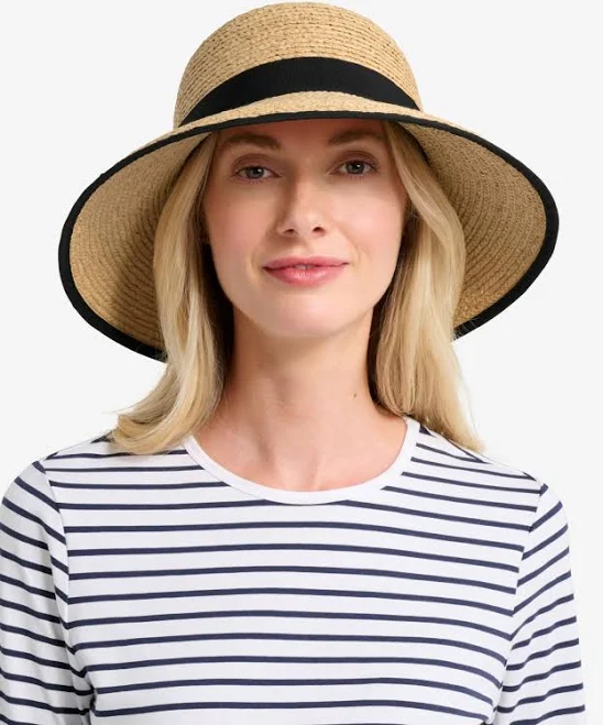 accessory Provence Women's Raffia Wide Brim Sun Hat Solbari USA Sun Protection $109.65