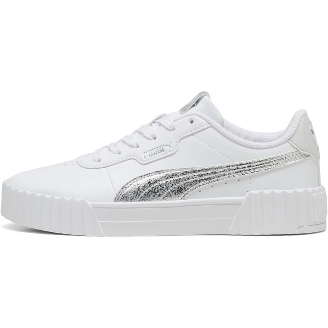 shoes PUMA Women's Carina 3.0 Metallic Whisper Low-top Sneakers PUMA $60.99