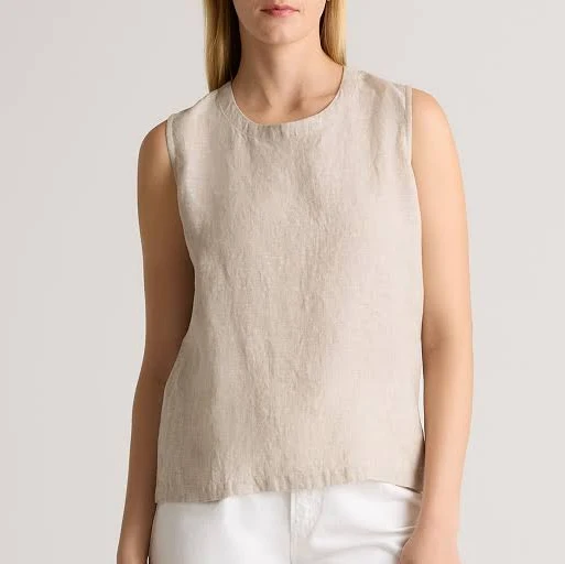 crop top Quince Women's European Linen Tank Top Quince $32