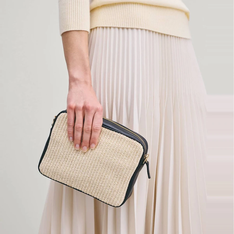 bag Quince Women's Italian Leather & Raffia Crossbody Quince $102