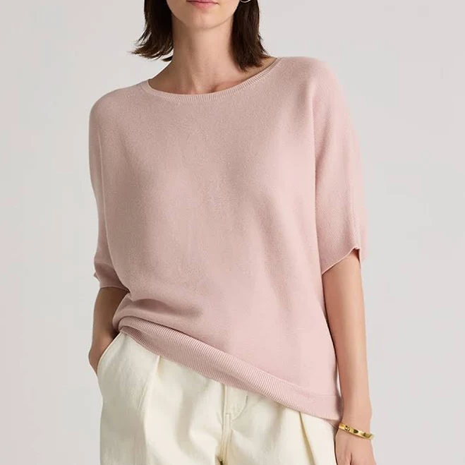 basics Quince Women's Lightweight Cotton Cashmere Dolman Sweater Quince $39.9