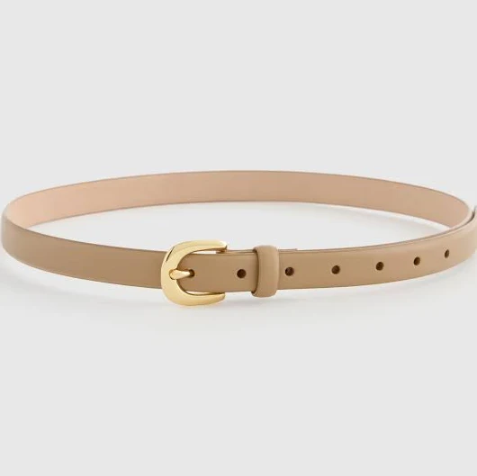 accessory Quince Women's Sofia European Leather Skinny Belt Quince $39.9