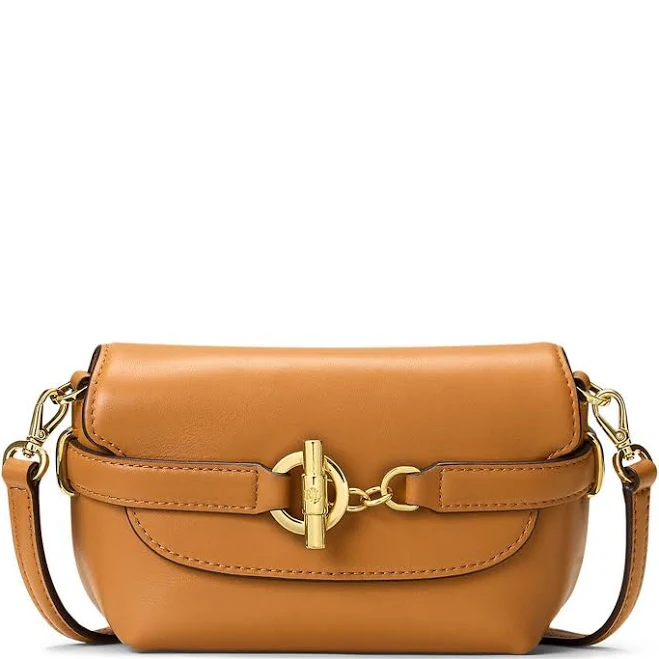 bag Ralph Lauren Women's Leather Blaike Crossbody Bag Dillard's $146.25