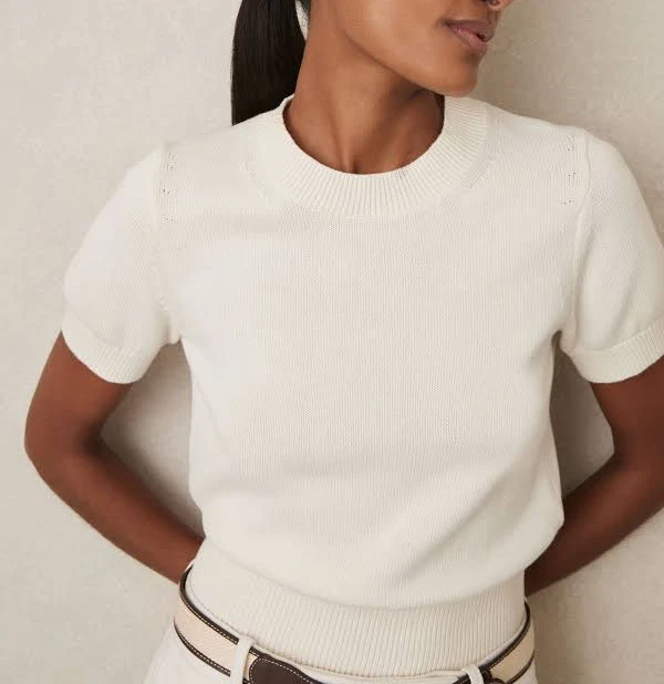 top Reiss Womens Anita Cotton Wool Top Reiss $158