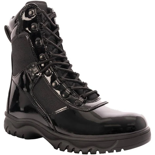 shoes Rothco Forced Entry High-Gloss Side-Zip Tactical Boots Galls $99.99