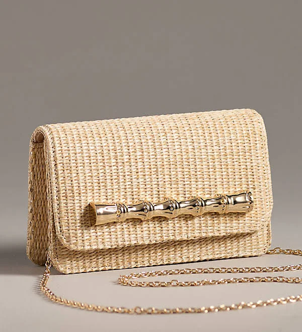 bag Ruby Foldover Straw Clutch by Lisi Lerch Anthropologie $110
