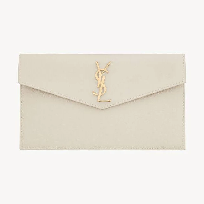 bag SAINT LAURENT Women's Uptown Leather Clutch Saint Laurent $800