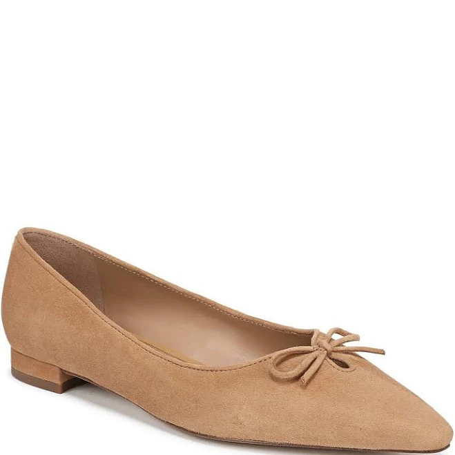 shoes Sam Edelman Women's Esmira Pointed Toe Suede Ballet Flats Dillard's $139.99