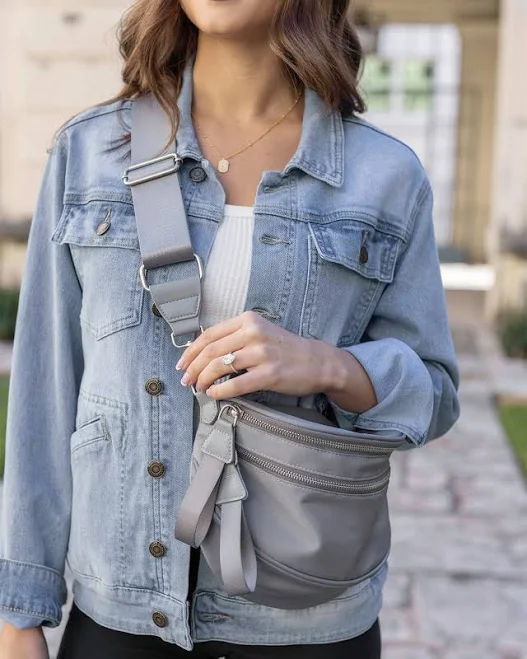 bag Shop Grey Belt Bag Grace and Lace $33.99