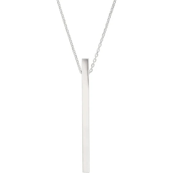 accessory Silpada Minimalist Sterling Silver Vertical Bar Pendant Necklace eBay - silpada $75