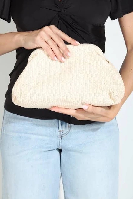 bag Stella Woven Clutch Veronica M $32