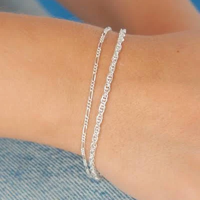 accessory Sterling Silver Dainty Layering Bracelet Etsy - Seller $34.24
