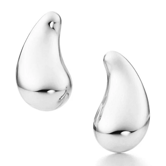 accessory Sterling Silver Elsa Peretti Teardrop Earrings Tiffany & Co. $525