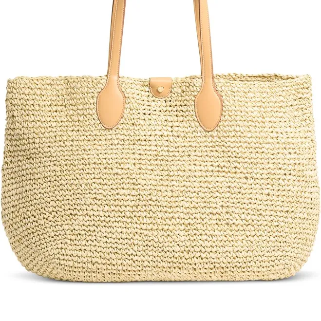 bag Stoney Clover Lane Large Raffia Beach Tote Bag Bloomingdale's $188