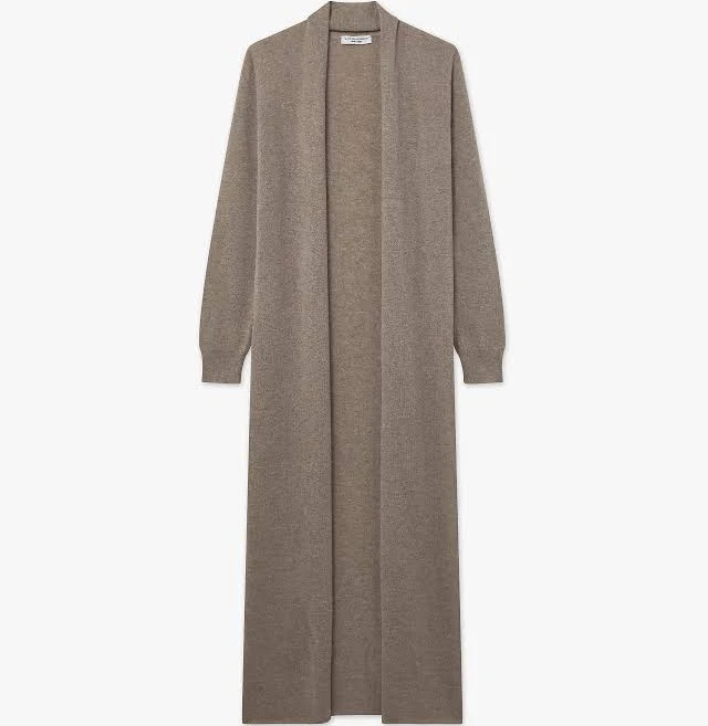 outerwear Stresa Long Cashmere Cardigan Made in Italy MaisonCashmere.com $307