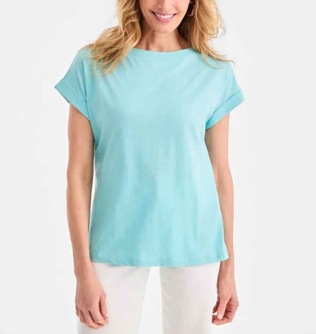 top Style & Co. Women's Trapunto Knit Boat-Neck Top Macy's $16.24
