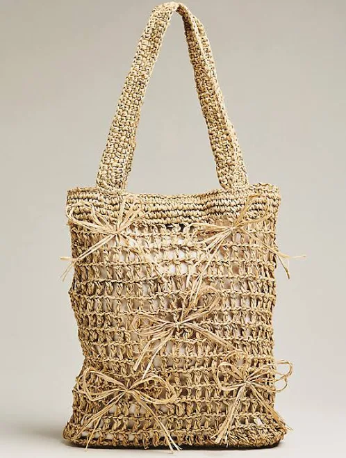 bag Sunshine Tienda Raffia Tote Bag Anthropologie $89