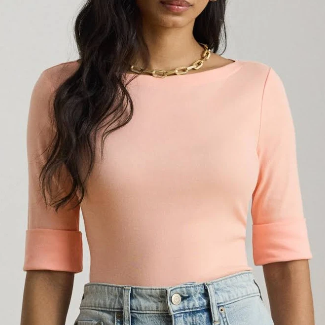 top T-Shirt Lauren Women's Ralph Lauren Macy's $55