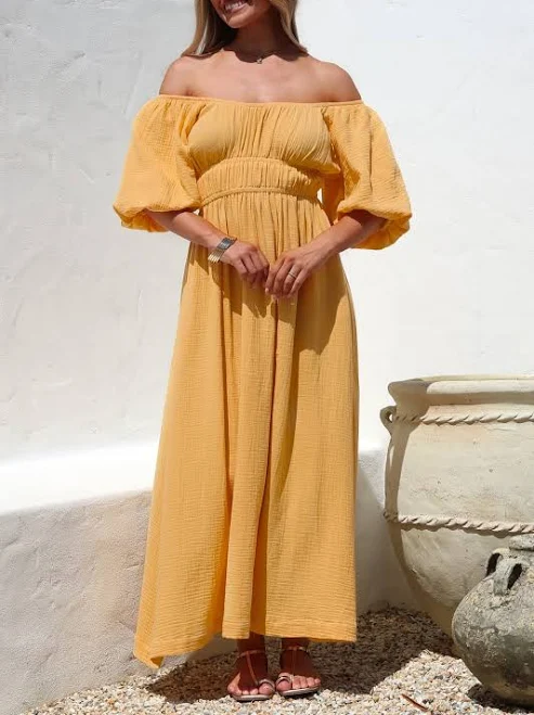 dress Teddie Maxi Dress Salty Crush $66