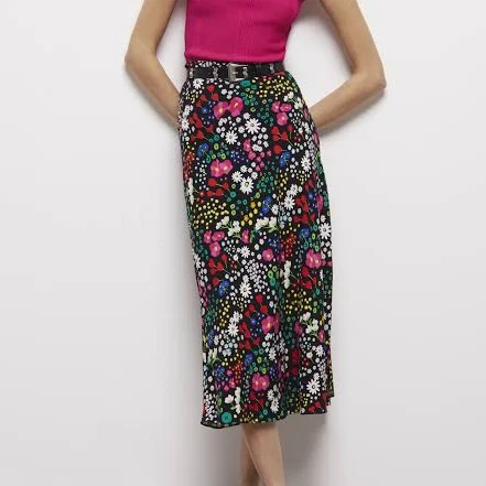 skirt The Kooples Women's Floral Print Midi Skirt Poshmark $200