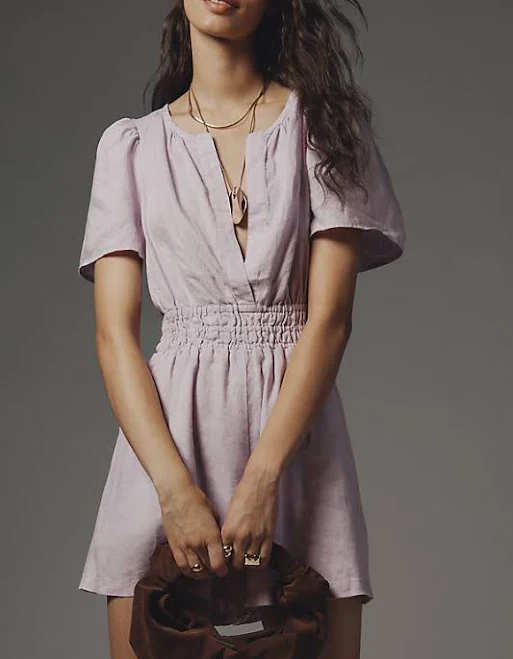 romper The Somerset Collection by Anthropologie The Somerset Linen Romper Anthropologie $148