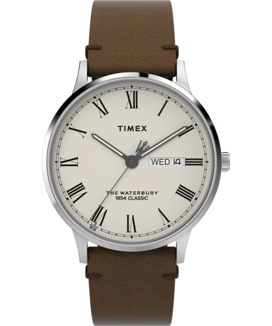 accessory Timex Men's Waterbury Classic Analogue Leather Watch Timex $149