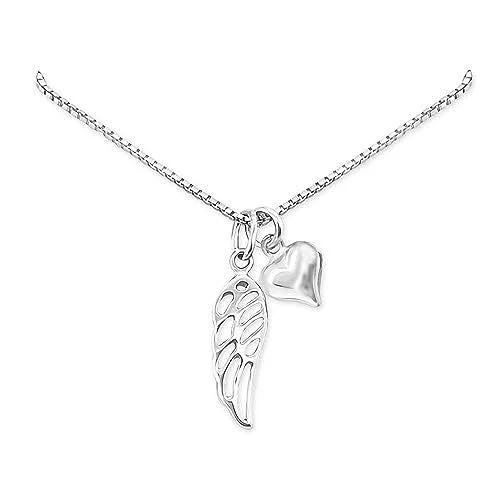 accessory Tiny and Dainty Sterling Silver Wing Inspirational Necklace alexandreasjewels $30