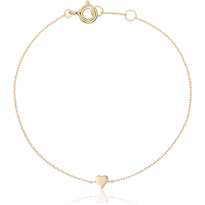 accessory Tiny Heart Silver Bracelet LILY & ROO $103