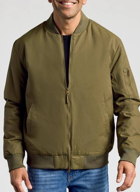 outerwear True Classic Army Water Resistant Cotton Blend Bomber Jacket Nordstrom $69.99