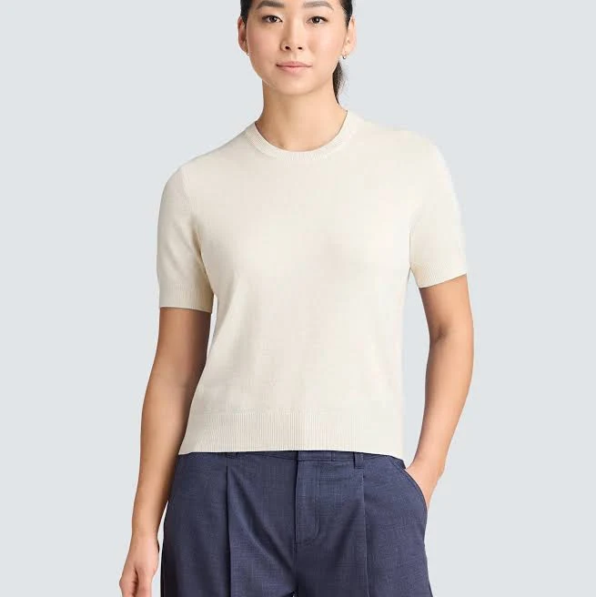 crop top Unbound Merino Women's Fine Knit Merino T-Shirt Unbound Merino $128