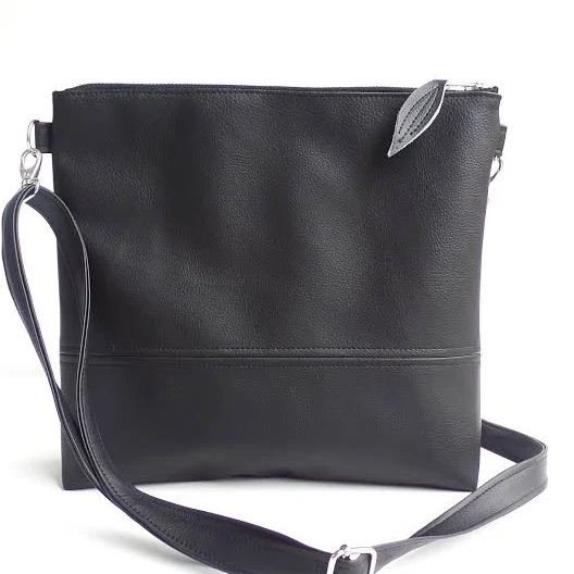 bag Vegan Leather Crossbody Bag with Adjustable Strap Etsy - allbyFEDI $56.75