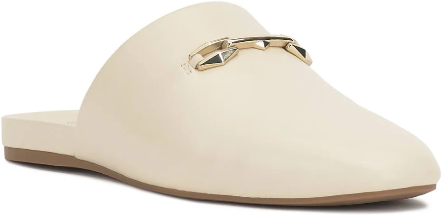 shoes Vince Camuto Women's Macassie Leather Slip-On Mule Flats Macy's $59.4