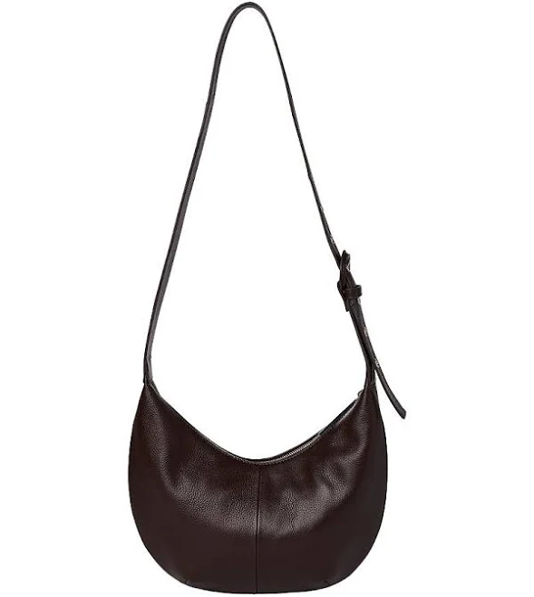 bag Whistles Women's Small Sia Curved Leather Crossbody Bag Editorialist $279