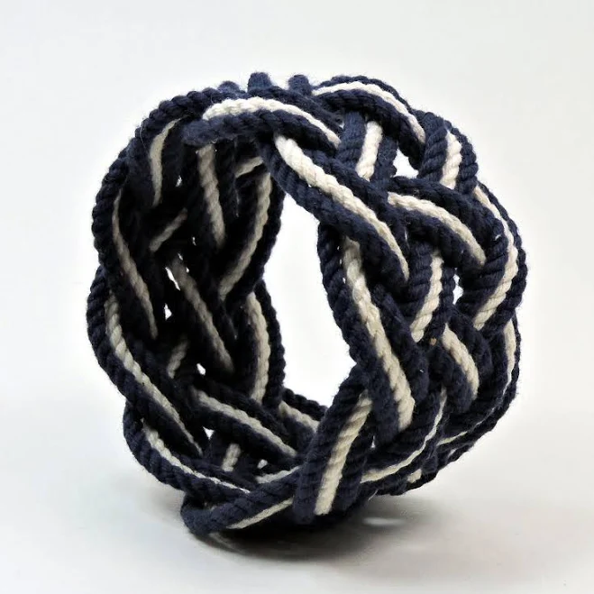 accessory Wide Striped Sailor Knot Bracelet Mystic Knotwork $15.5
