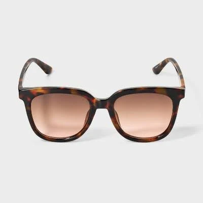 accessory Wild Fable Women's Square Recycled Plastic Sunglasses Target $15