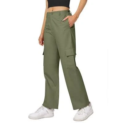 cargo pants Women's Baggy High-Waisted Straight Leg Cargo Pants Target $37.99
