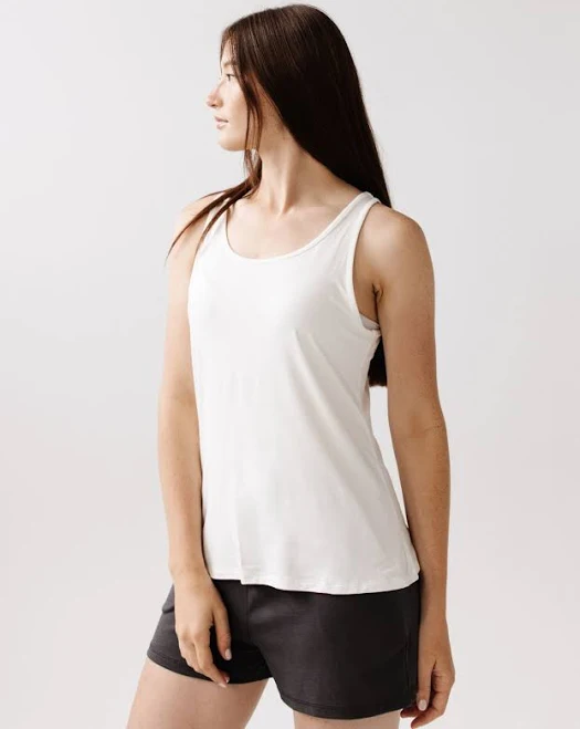 top Women's Cozy Earth Stretch-Knit Bamboo Lounge Tank Cozy Earth $48