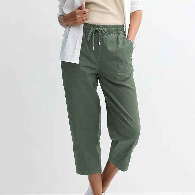pants Women's Croft & Barrow Utility Pull-On Capris, Size: XS, Manolo Olive Kohl's $27.99