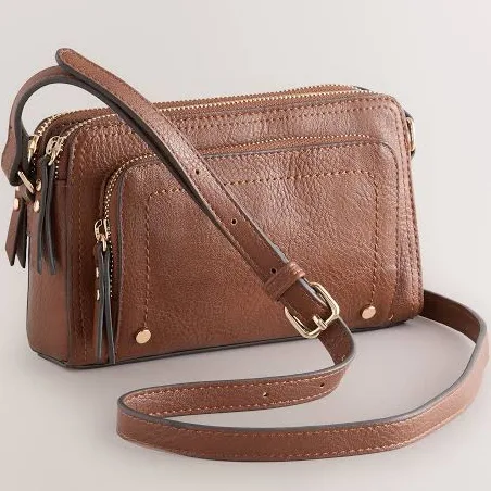 bag Women's Double Zip Cross Body Bag Next USA $44