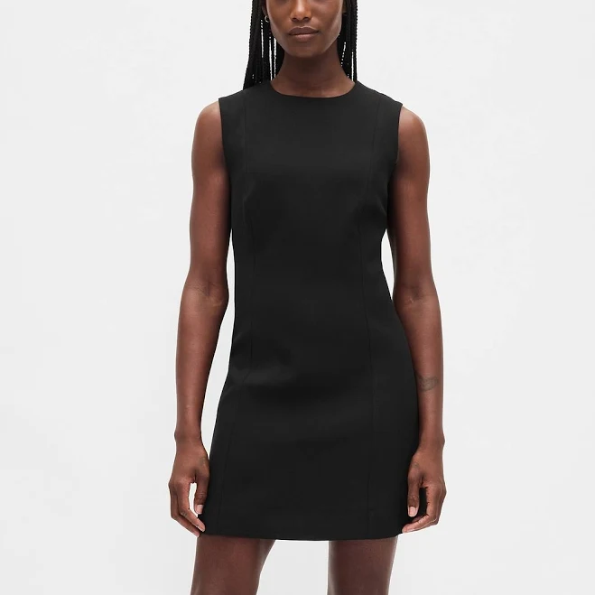 dress Women's High-Neck Mini Shift Dress by Gap Gap $35