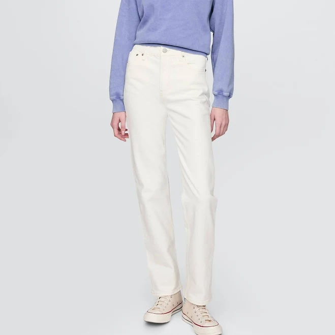 pants Women's High Rise 90S Slim Straight Jeans by Gap Gap $71