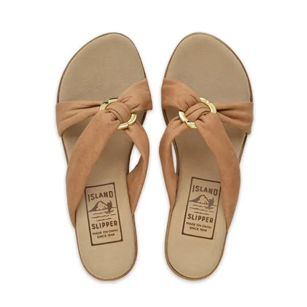 shoes Women's Leather Slide Platform Comfort Island Slipper $124.95