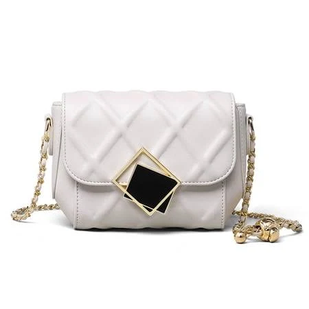 bag Women's PU Leather Quilted Crossbody Bag with Chain Strap Walmart - Seller $23.99