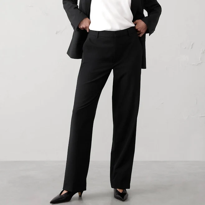 matching set Women's Straight High-Rise Sculpted Trouser Banana Republic Factory $50