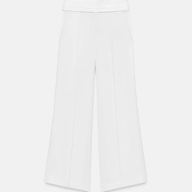 pants Zara Linen Blend Culottes Zara USA $129