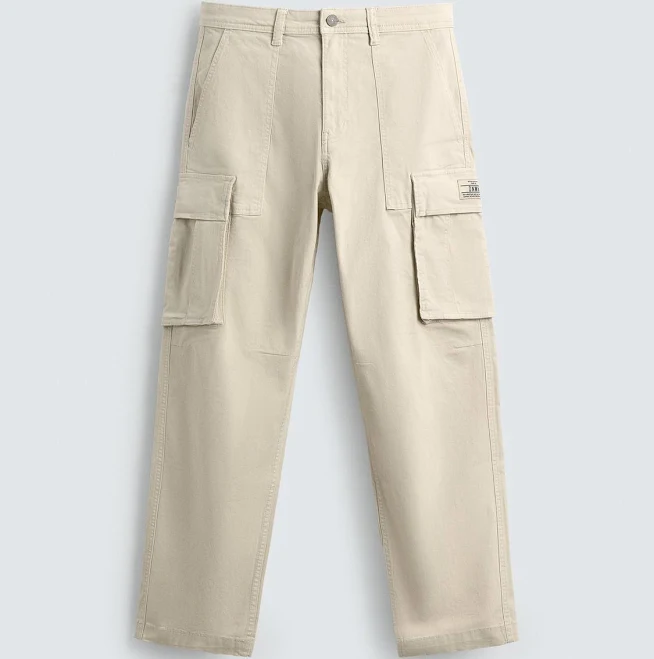 cargo pants Zara Men's Relaxed Fit Cargo Pants Zara USA $41.94