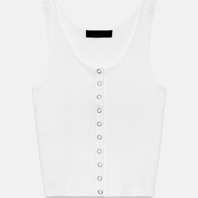 top Zara Rib Knit Top Zara USA $29.9