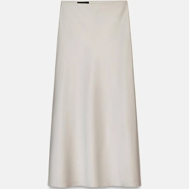skirt Zara Satin Midi Skirt Zara USA $45.9