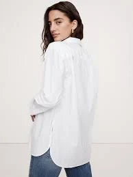 The Oversized Shirt in Cotton Poplin